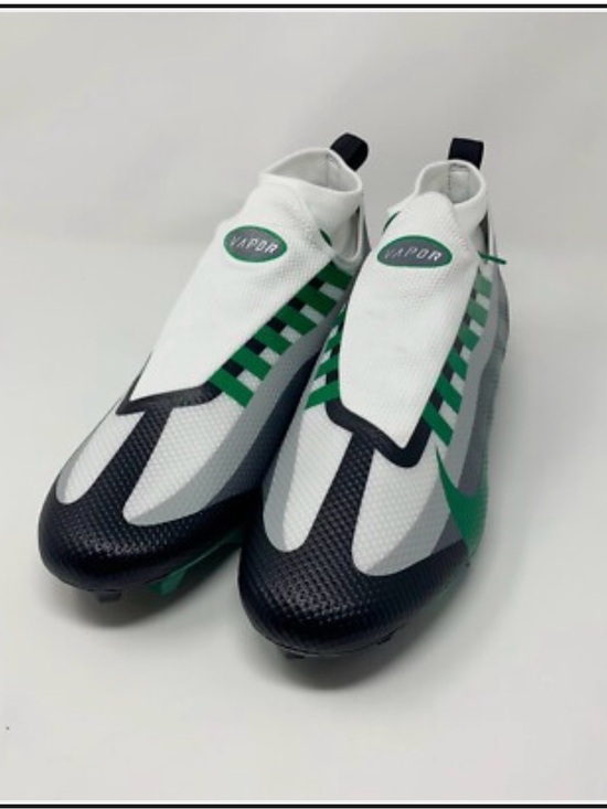 Nike Other - Nike Vapor Men's Laceless Football Cleats in White, Green & Black